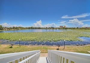 Lakefront Getaway w/ a Shared Pool, Furnished Deck, Free WiFi, & Central A/C