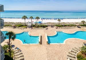 Lavish 2-story beachfront penthouse w/media room & balcony!