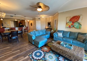 Located across the street from the emerald green water of the Gulf of Mexico!