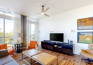 Mid-Century Modern Condo with Shared Pool, High-Speed WiFi, & Easy Beach Access