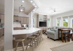 Private Pool - Golf Cart and Gulf view