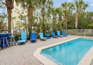 Private Pool - Golf Cart and Gulf view
