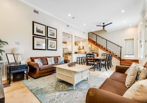 West End home with private hot tub, shared pool, gulf view, fast WiFi & AC