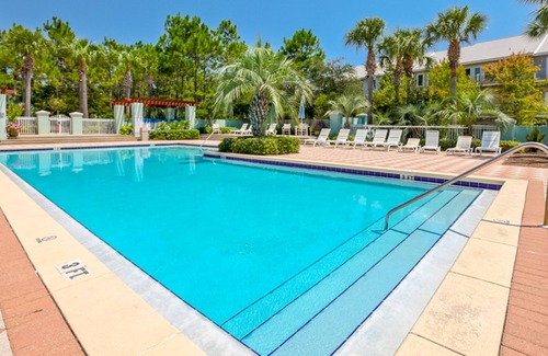 Gulf Place Apartment | 3rd-floor studio with Gulf view, balcony, pool, & tennis