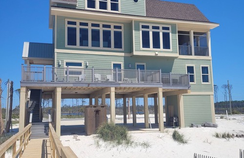 Cape San Blas House | 5 Bedroom Beach Front Home with Screened in Deck