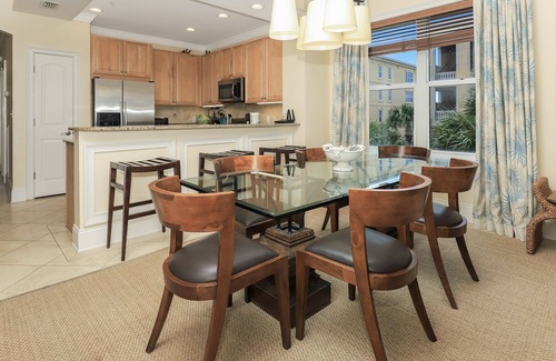 Santa Rosa Beach Condo | Adagio D-301 Poolside, Corner unit - front left bedroom has window ocean view
