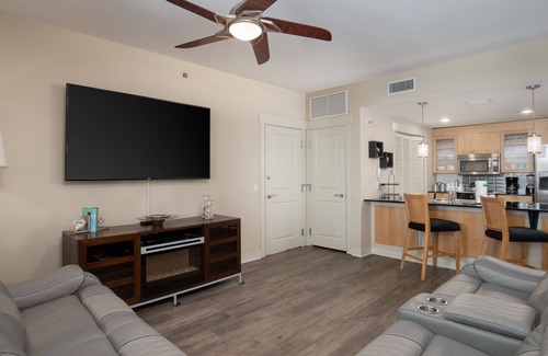 Baytowne Wharf Condo | Bayside ~ Community Pool ~ Spacious Balcony ~ First Floor Unit ~ Hot Tub