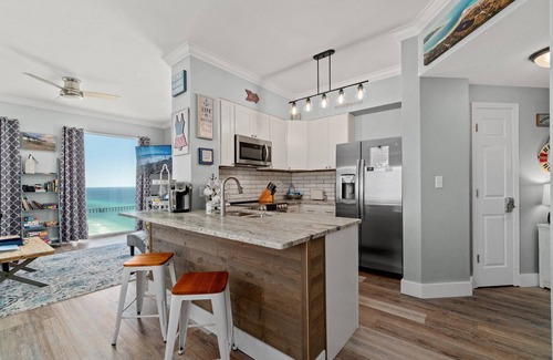 Panama City Beach Condo | Beachfront Corner Penthouse! 9 Ft ceilings! Views For Miles!