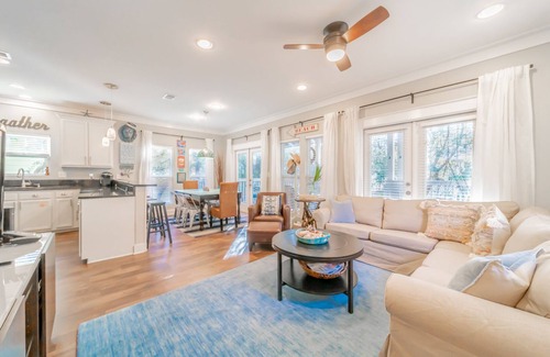 Seacrest Cottage | Beautiful Beach House! Just steps to the pool & only 5 min walk to private beach