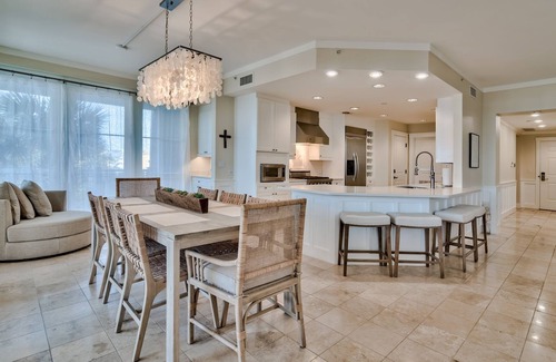 WaterSound Beach Condo | Book Now for Fall! New Listing! Gulf Views! Steps from the Pool and Beach! Gated Community!