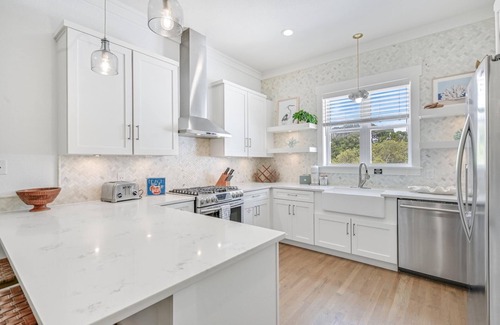 San Juan House | Fall Availability! Gulf Views! Private Heated Pool! Low-Speed Vehicle! Steps from the Beach!