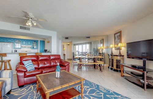 Gulf Lagoon Beach Condo | Gulf-front condo w/view, 3 resort pools, tennis & 1,500 ft of resort beachfront