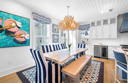 Seaside House | Gulf Front Views | "All Decked Out" Luxurious WaterColor Home | Steps to the Beach Club