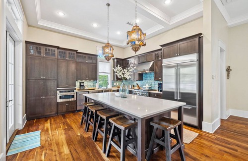 Watercolor House | Outdoor Grill! Sprawling Porches! Close to Camp Pool! Outdoor Shower!