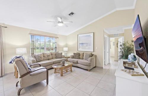 Marco Island House | Pet-friendly waterfront with pool and steps to beach