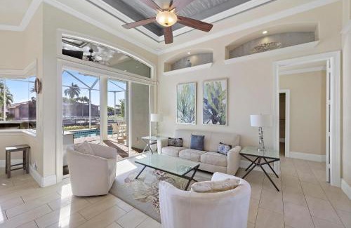 Marco Island House | Pet-friendly waterfront home with heated pool and spa