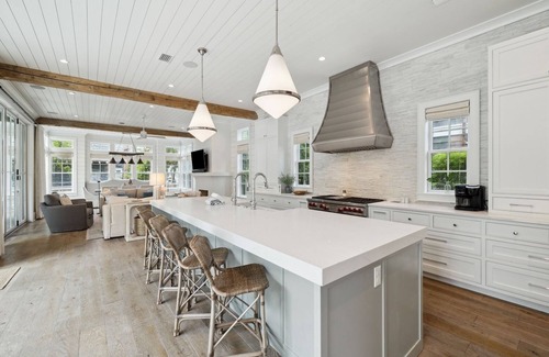 WaterSound Beach House | Reduced Rates for Summer! Private Heated Pool! Amazing Views! Great Entertainment Space!