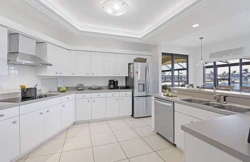 Marco Island House | Serene waterfront home w/pool, spa, & water view