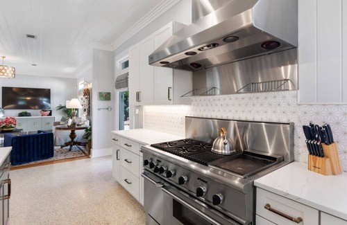 Seacrest House | Steps from Beach access, Private pool, Gorgeous décor -Big Palm Little Palm