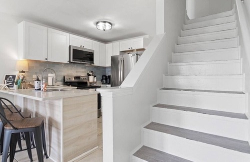 Navarre Beach House | Steps from the beach! Family friendly! Far away from high rise condos-KING BED