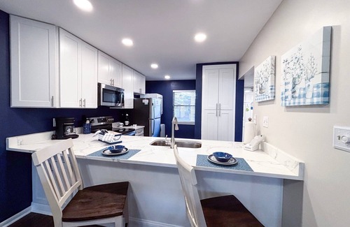 Panama City Beach Condo | Sunny by the Sea-Edgewater Villa 608-Ground Floor-Free Beach Tram-Freshly Renovated-Fun in the sun!