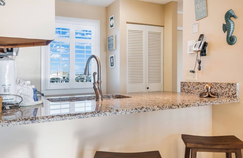 Holiday Isle Condo | The Islander 715 Amazing Panoramic Views of Gulf & Harbor- Newly Updated