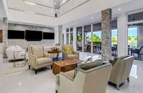 Moorings House | Waterfront luxury rental - Sunset bay views, private pool, 1/2 mile to the beach