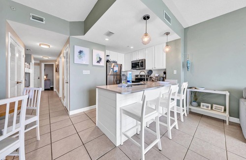 Lower Grand Lagoon Condo | 🌊 15th Floor Gulf Front-Beach Front Pools-Covered Parking-1BR Seychelles 1504🌊
