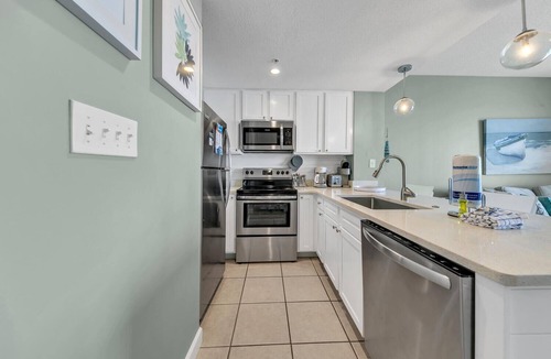 Lower Grand Lagoon Condo | 🌊 15th Floor Gulf Front-Beach Front Pools-Covered Parking-1BR Seychelles 1504🌊
