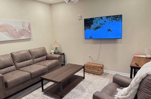 Huntsville Apartment | 1B comfy new 2-bedroom apartment in Huntsville 5 min from mall Hosp & downtown.
