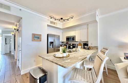 Miramar Beach Condo | 1st Floor! CELADON BEACH ~2 Private Parking Spaces ~ FREE Beach Chair Service!