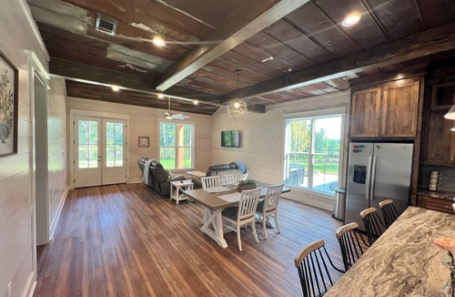 Seminary Cabin | 2-bedroom cabin overlooking a private lake with dock and kayaks
