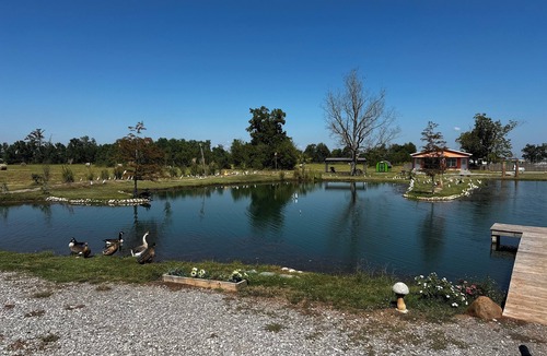 Gardner Cabin | #2 Funny Farm Cabins on the pond.