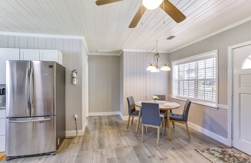 Panacea Cottage | 2 Mi to Mashes Sands Beach: Quiet Home w/Dock!