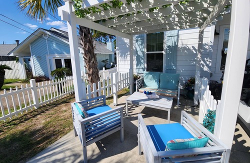 Silver Sands House | 2-story house near the beach with grill, washer/dryer, streaming, & central AC
