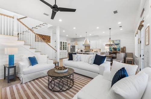 Lakeside at Blue Mountain Beach House | 30A ☀️ 6 Seat Golf Cart | *Heated & Chilled Pool | Gated | Beach Equip ☀️Near Restaurants