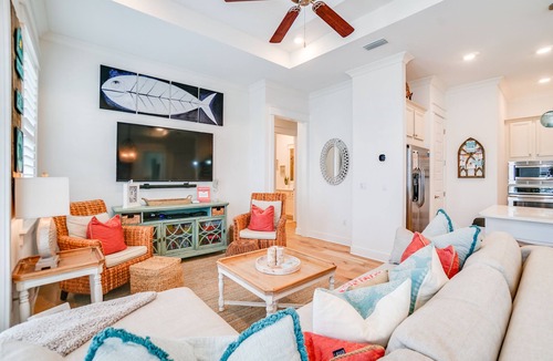 Panama City Beach House | 30A Cake by the Ocean - Dog Friendly - Free Golf Each Day - 2 Pools, Sleeps 6