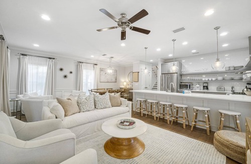 Seacrest House | 30A Pet Friendly Beach House - Golf Cart Incl, Pool, Beach, Sleeps 18, Firepit