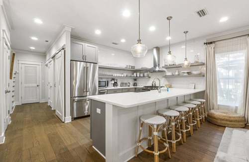 Seacrest House | 30A Pet Friendly Beach House - Golf Cart Incl, Pool, Beach, Sleeps 18, Firepit