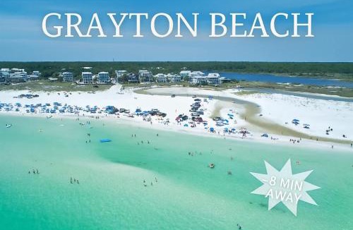 Santa Rosa Beach House | 30A Private Gulf Retreat - Bay Access - Patio - BBQ