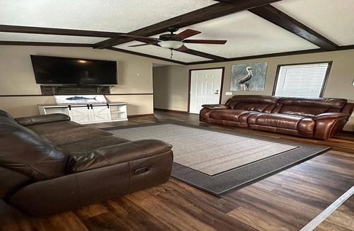 Buras House | 3BR/2BA Waterfront Rental Family Fishing Camp with Boat Parking & WiFi