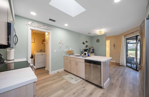 Pebble Beach House | 3BR Canal Pool Home, Outdoor TV: Near Manasota Key, Boca Grande and Golf