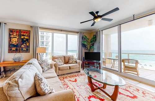 Navarre Beach Condo | 4th Floor Condo Gulf Front, Pool, Grill, Large Balcony