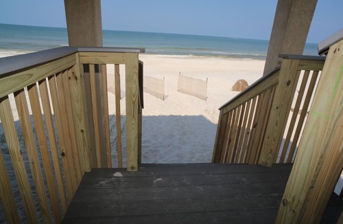 Cape San Blas House | 5 Bedroom Beach Front Home with Screened in Deck