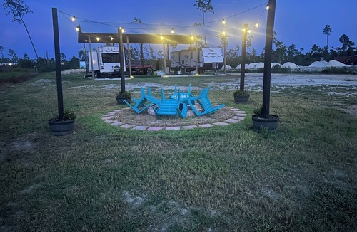 Gulf County RV Rental | 5 miles from the beautiful GULF OF MEXICO! Secluded, private, family campsite!