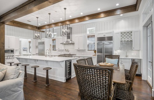 Gulf District House | 82Watercolor Blvd 5800sq.ft. 7bed/7.5B Location! 200 yards to Beach Club!
