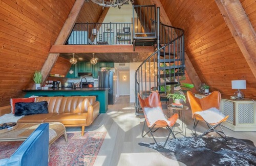 Guntersville Cabin | A-Frame Cabin for Family Nature Getaways