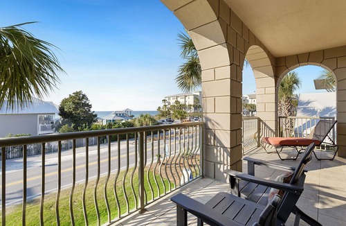 Santa Rosa Beach Condo | Abacos 306 - Two Gulf View Balconies Overlooking 30A, Walk to Beach and Dining!