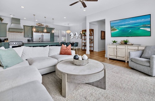 Miramar Beach House | Arcadia Sands: Private Beach, Ocean Views, Pool & Hot tub, Game Room, Bunk Rooms