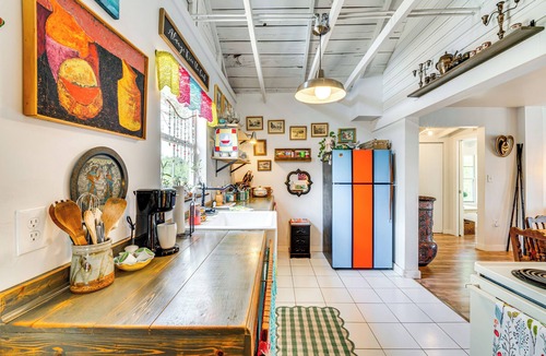 Fedhaven Cottage | Artsy Bungalow on St Anne Lake: Pool, Dock & Deck
